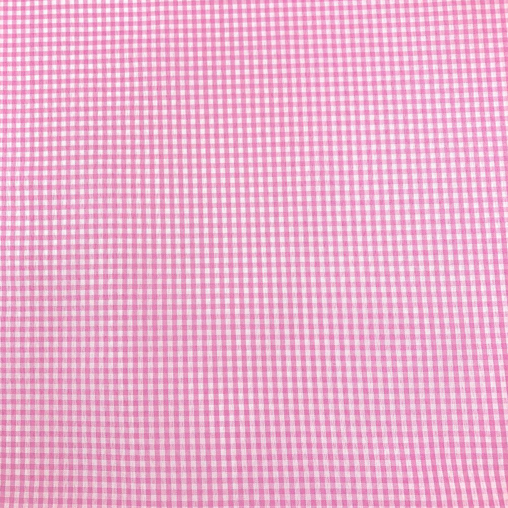 2 mm Gingham Check Plaid Polyester Cotton Poplin - Image 15