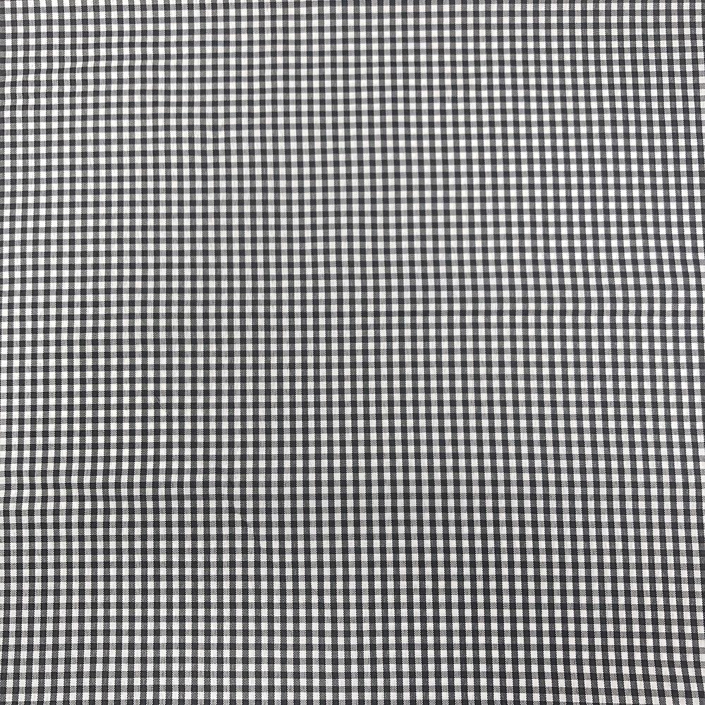 2 mm Gingham Check Plaid Polyester Cotton Poplin - Image 36