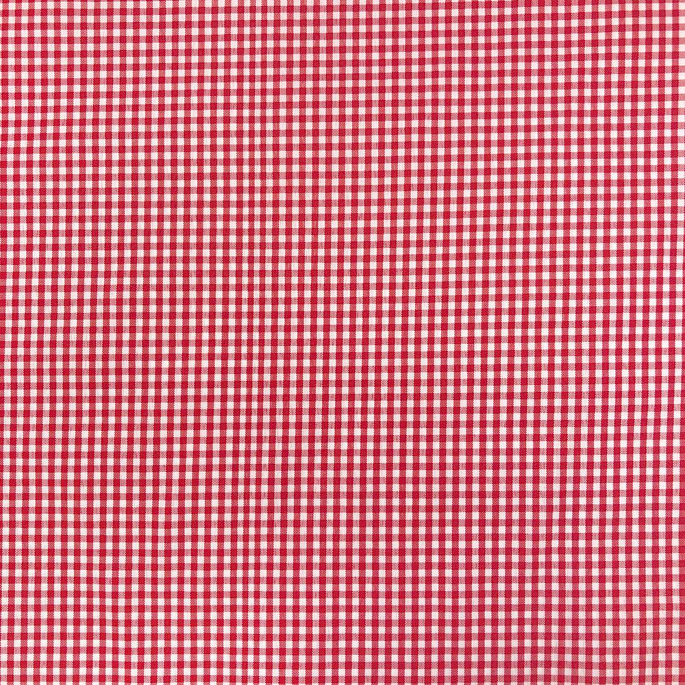 2 mm Gingham Check Plaid Polyester Cotton Poplin - Image 9
