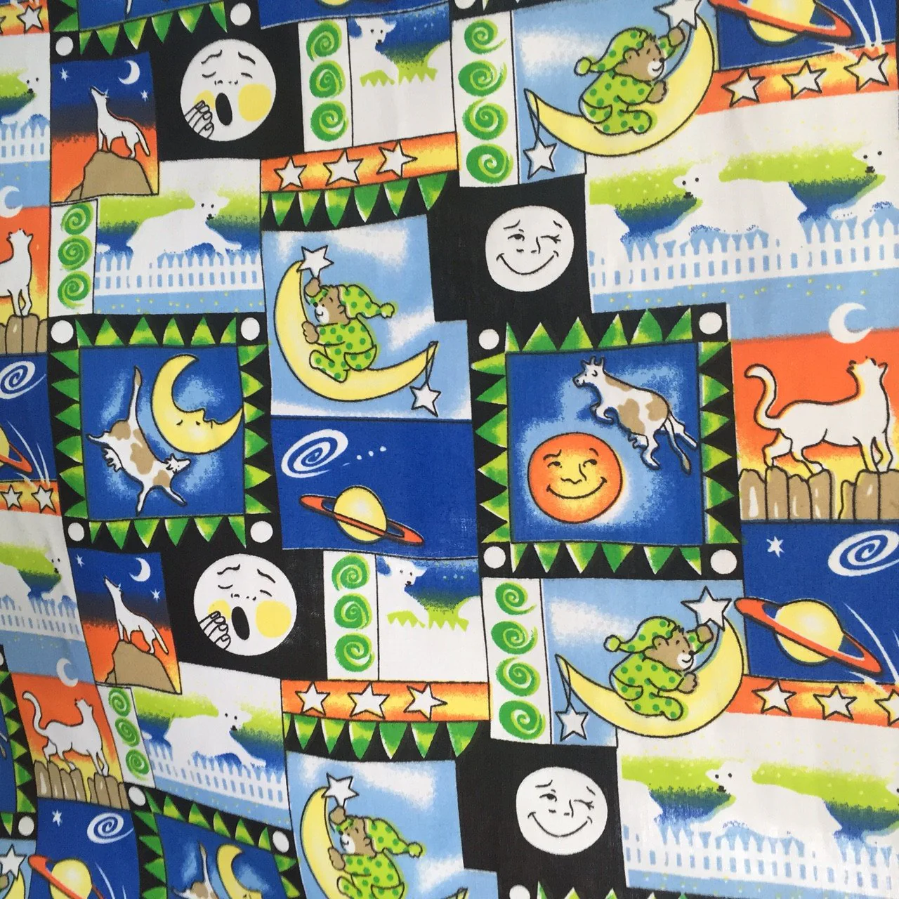 Blue Bedtime Printed Broadcloth - Image 2