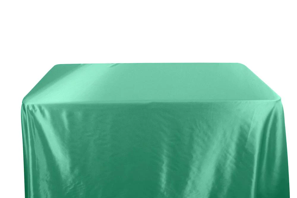 Bridal Satin Banquet Rectangular Table Covers - 6 Feet - Image 13