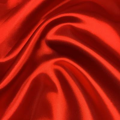 Bridal Satin Rod Pocket Curtains - Red - Image 3