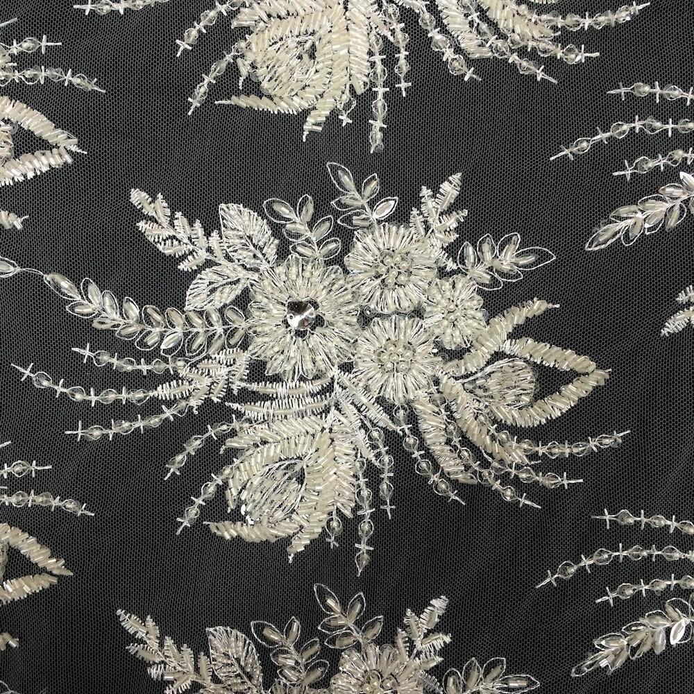 Celosia Bridal Lace Beaded Fabric - Image 7