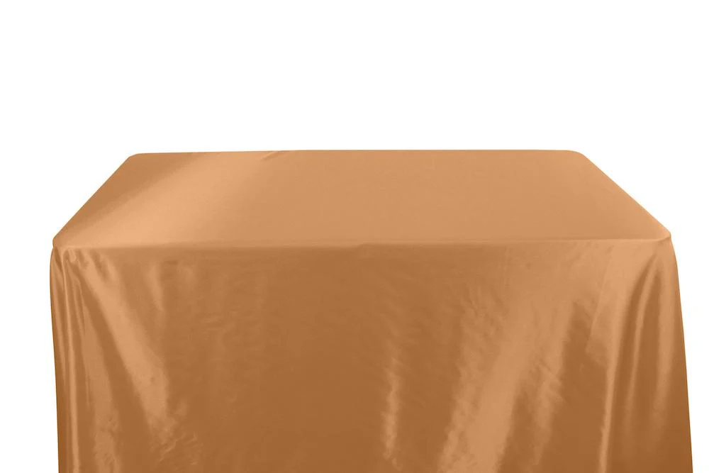 Charmeuse Satin Banquet Rectangular Table Covers - 6 Feet - Image 6