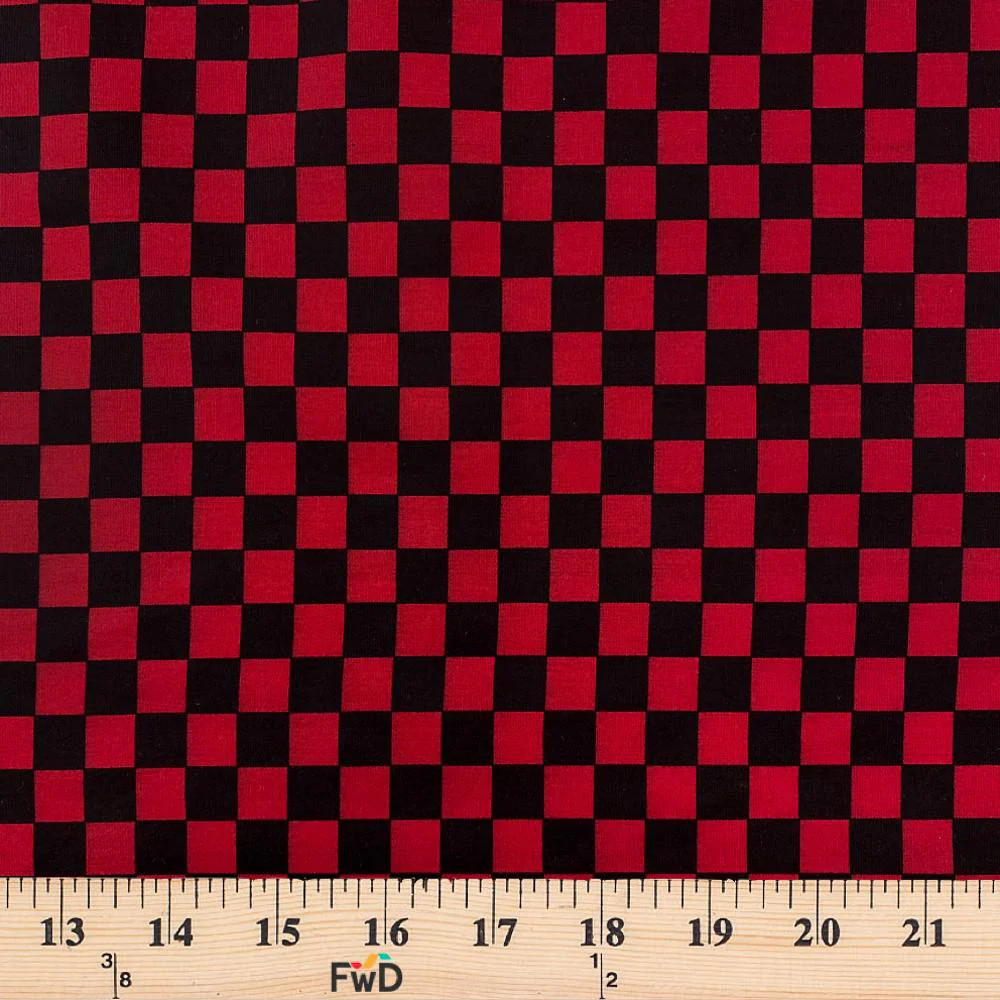 Checkered Printed Cotton Poplin - Image 10