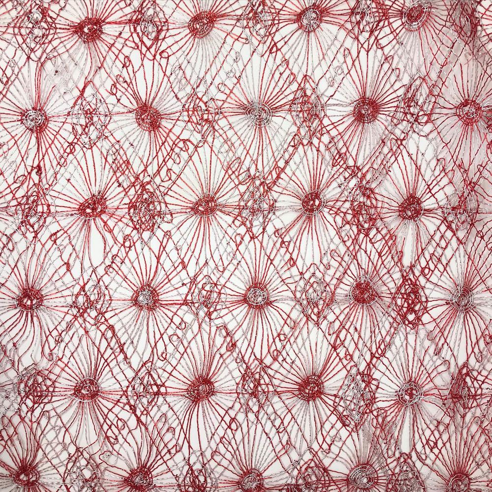 Corded Metallic Lace