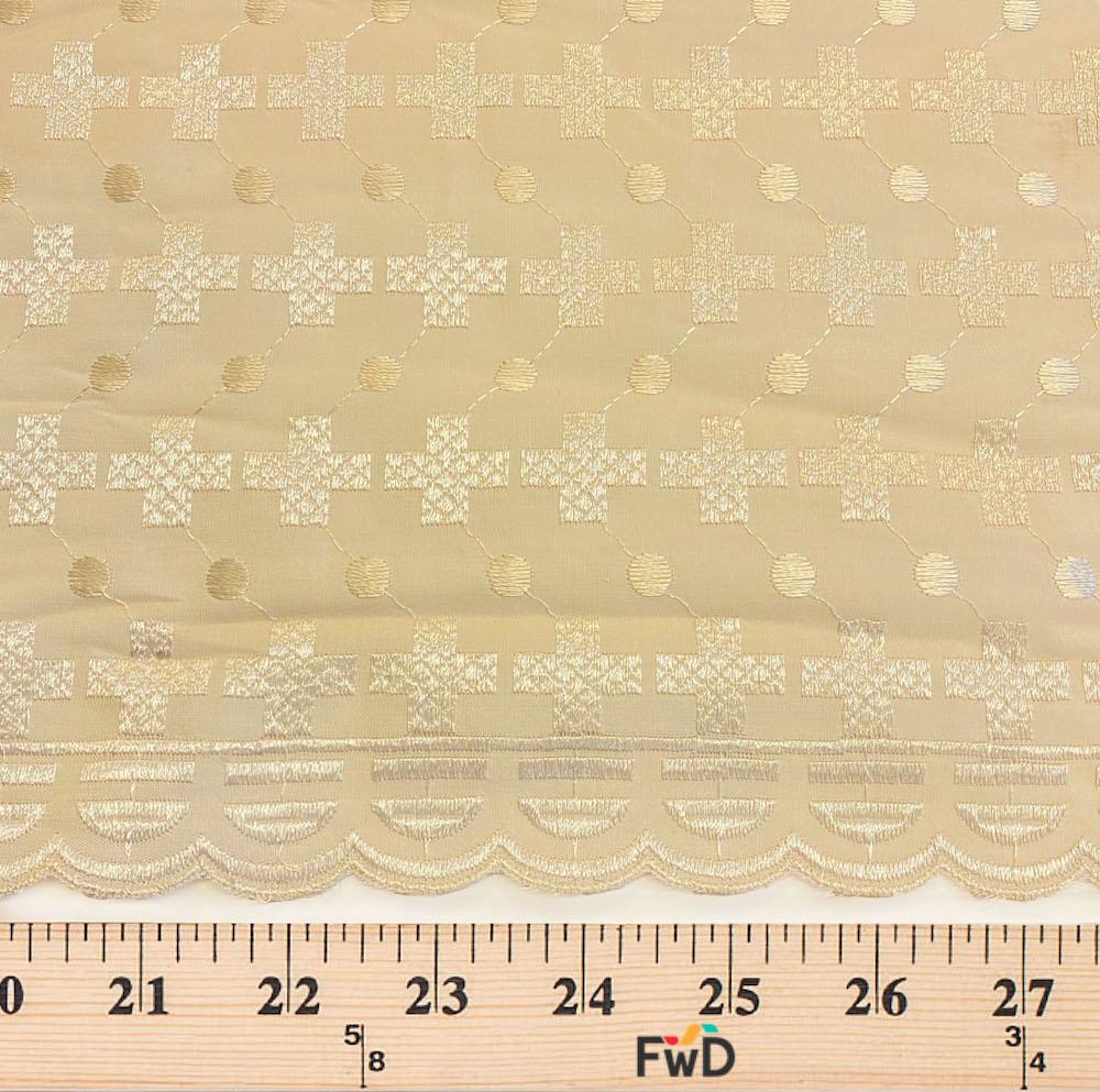 Cross Eyelet Embroidery Fabric - Image 7