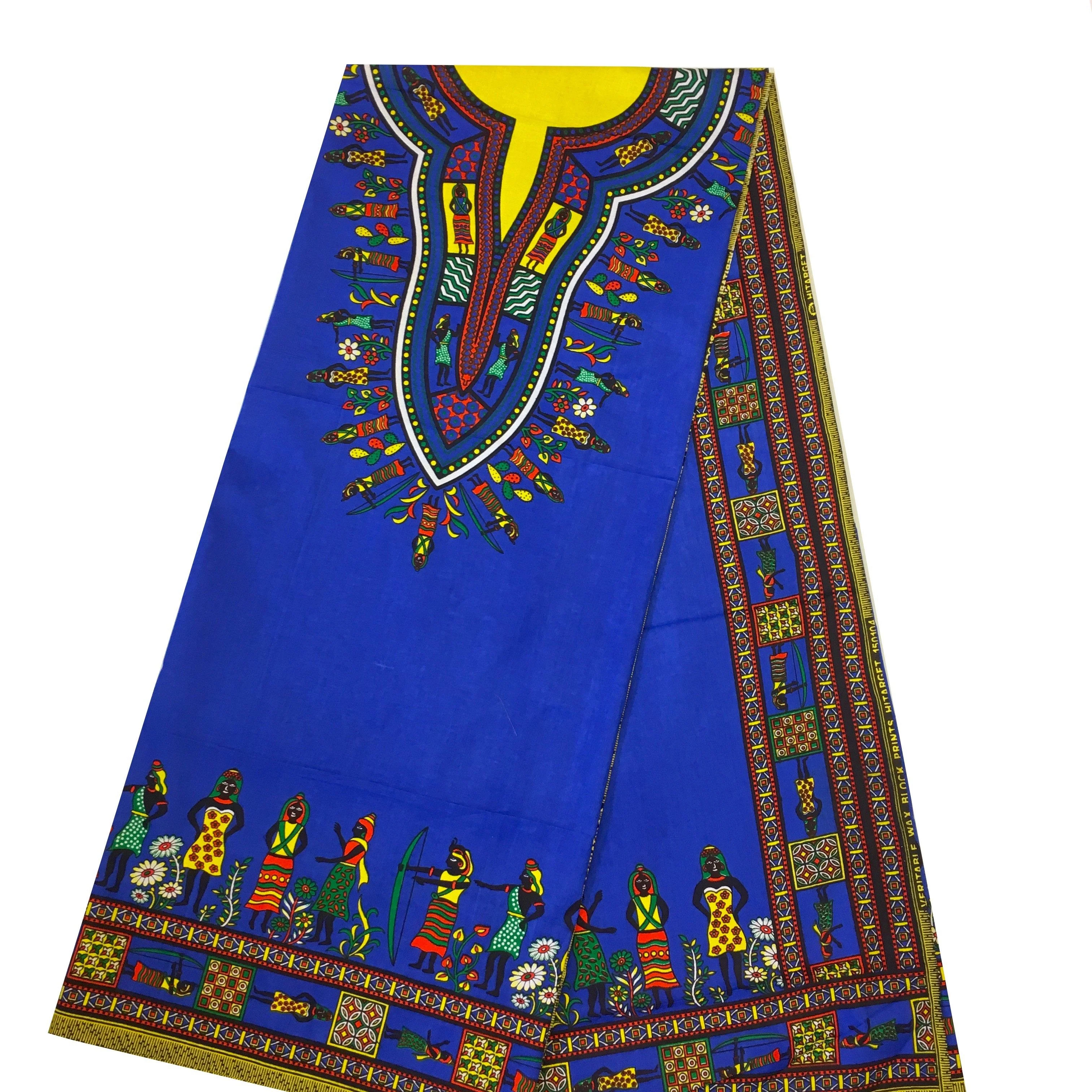 Dashiki Angelina African Print - Blue