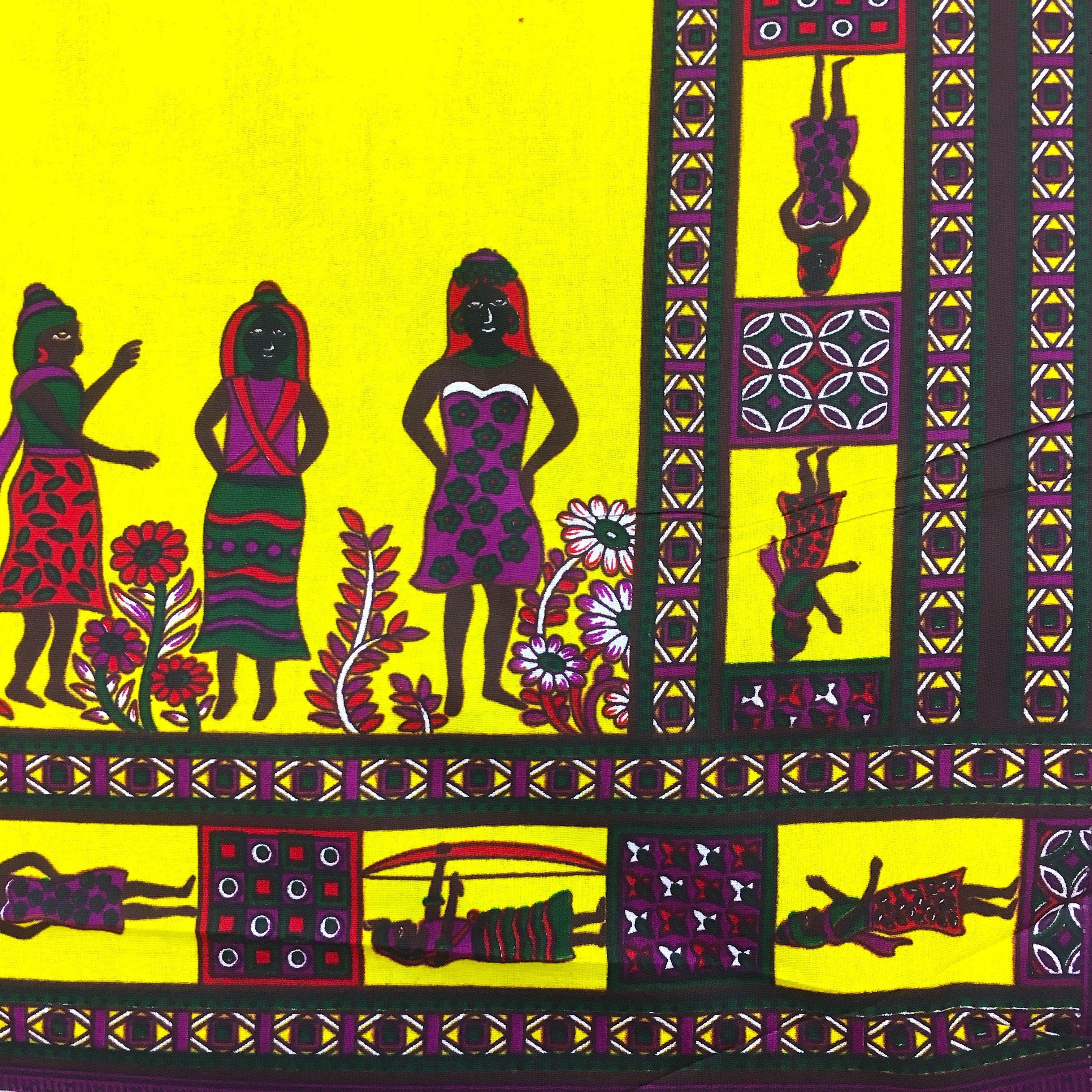 Dashiki Angelina African Print - Yellow - Image 3
