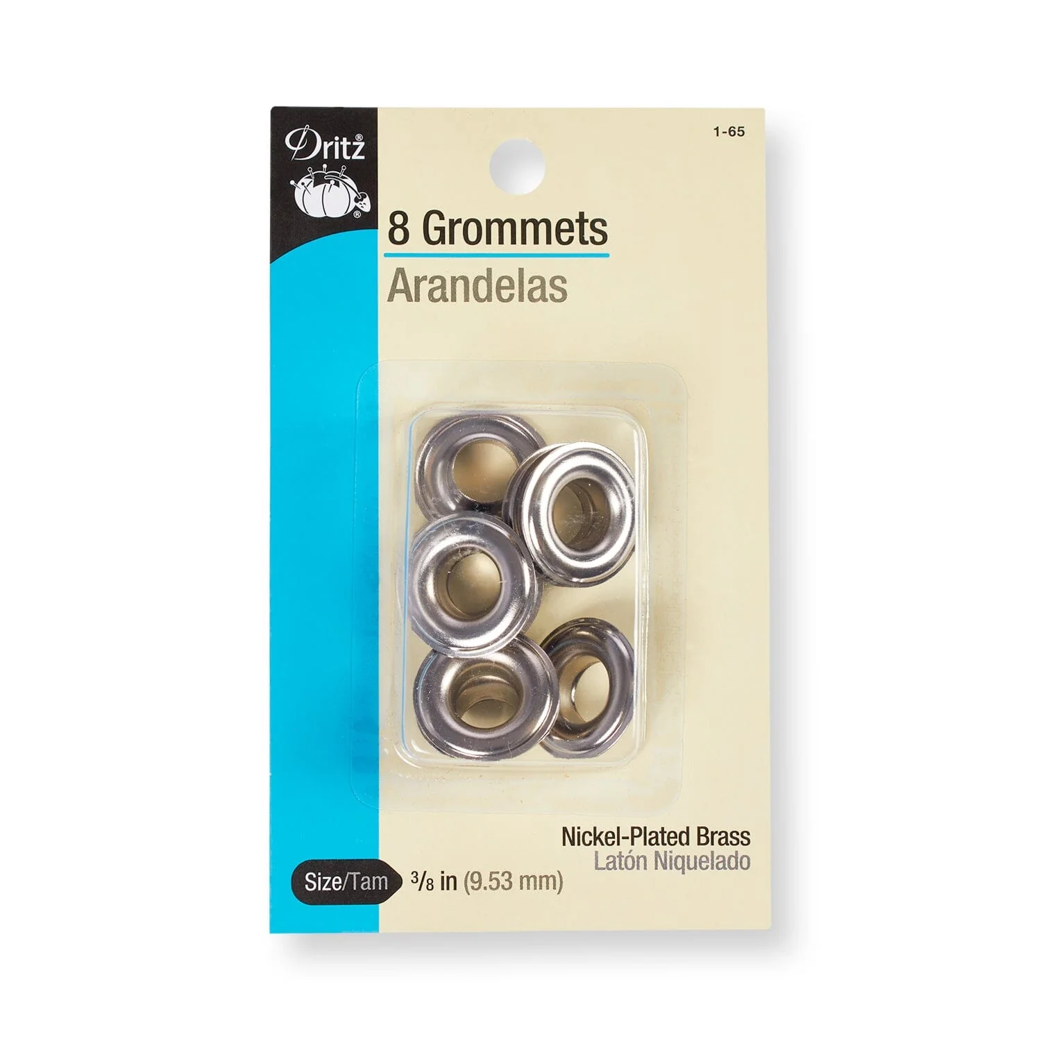 Dritz® 3/8 Inch Rustproof Brass Grommets (8 Pack) - Image 2