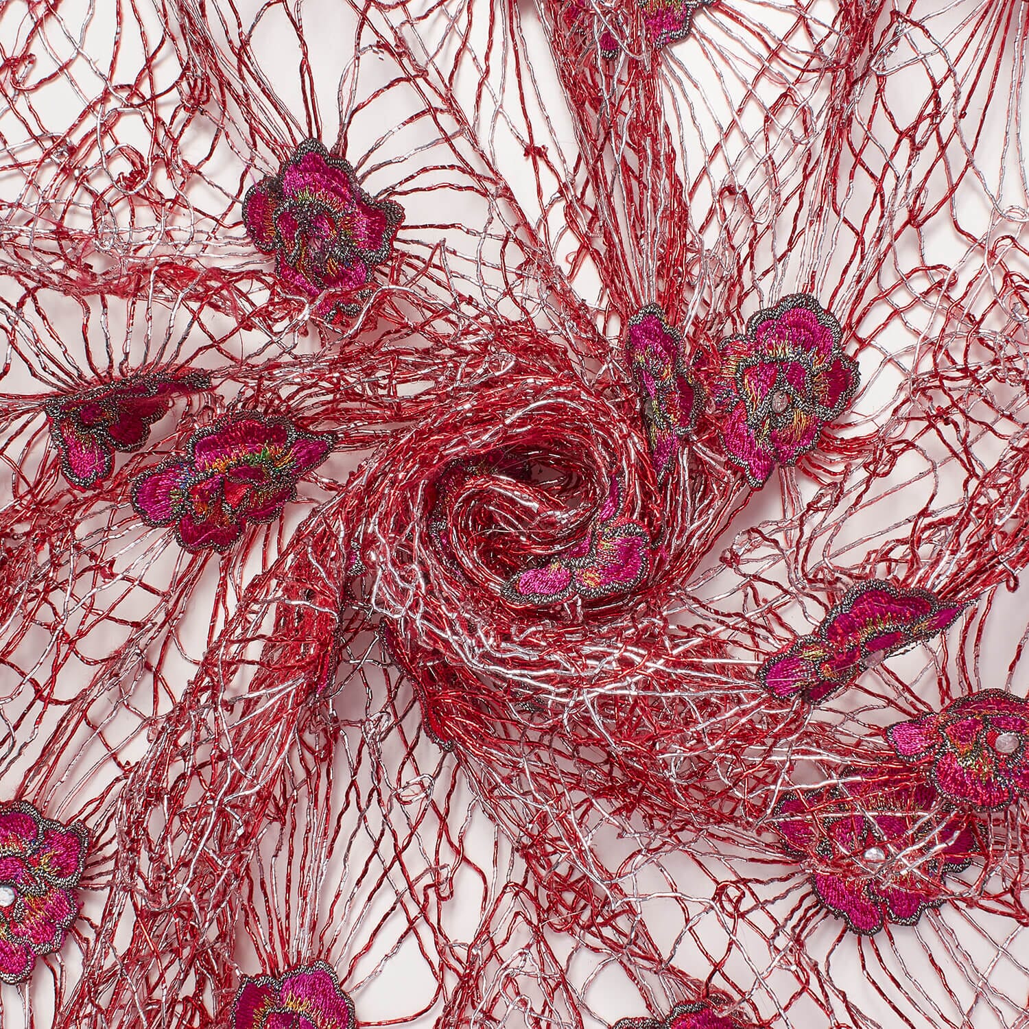 Embroidered Daisy Floral Corded Lace - Image 4