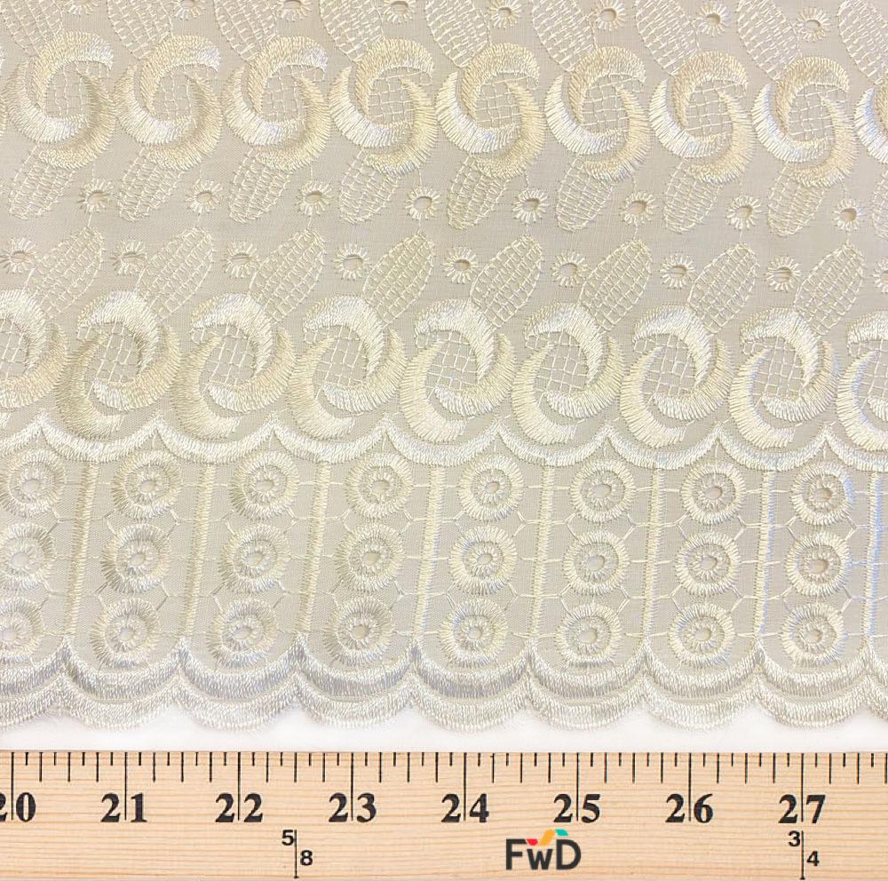 Eyelet Spiral Embroidery Fabric - Image 7