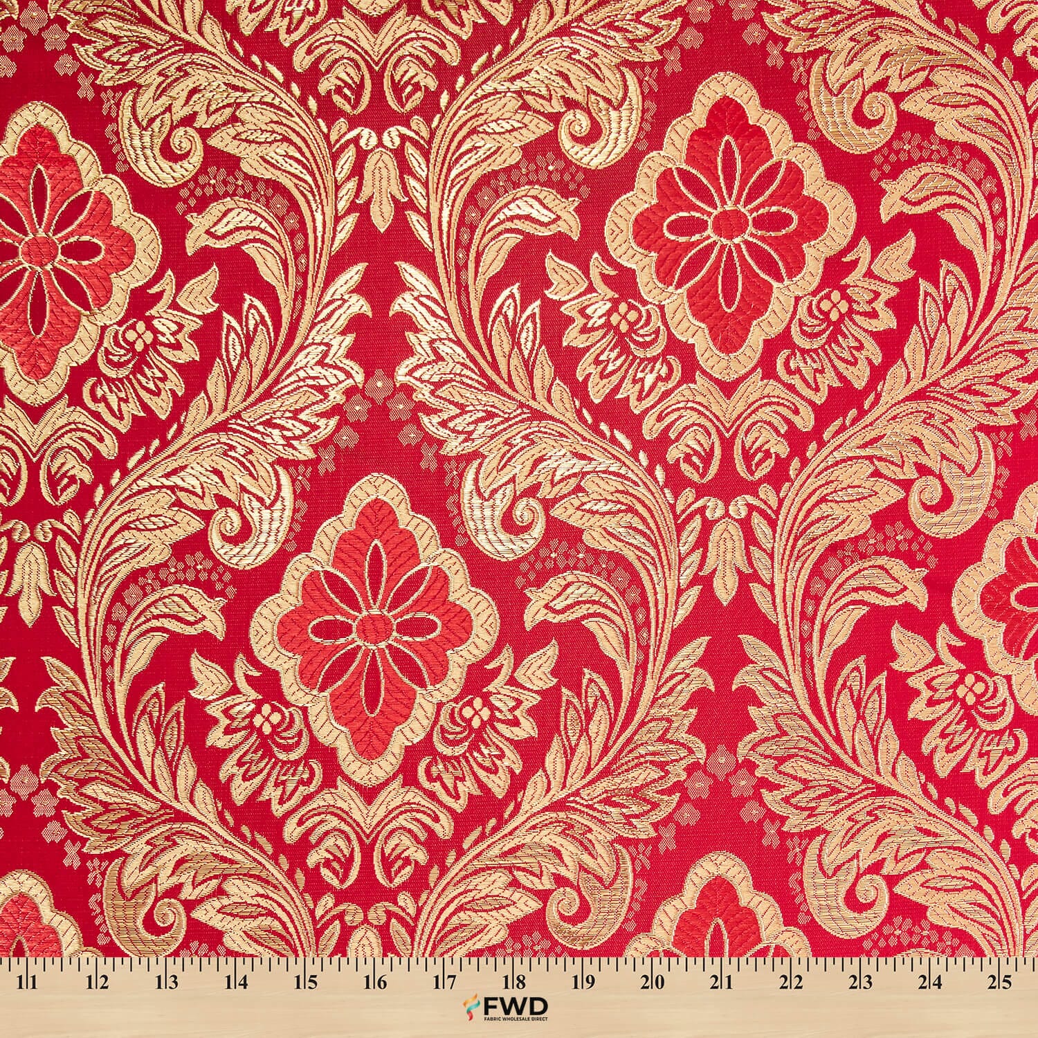 Floral Metallic Brocade - Image 17