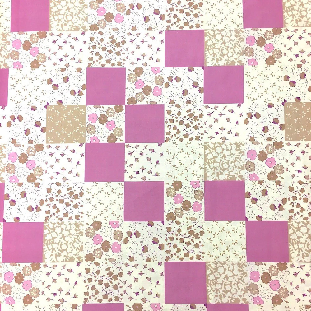 Flower Boxes Patch Rose Print Sheeting - Image 2