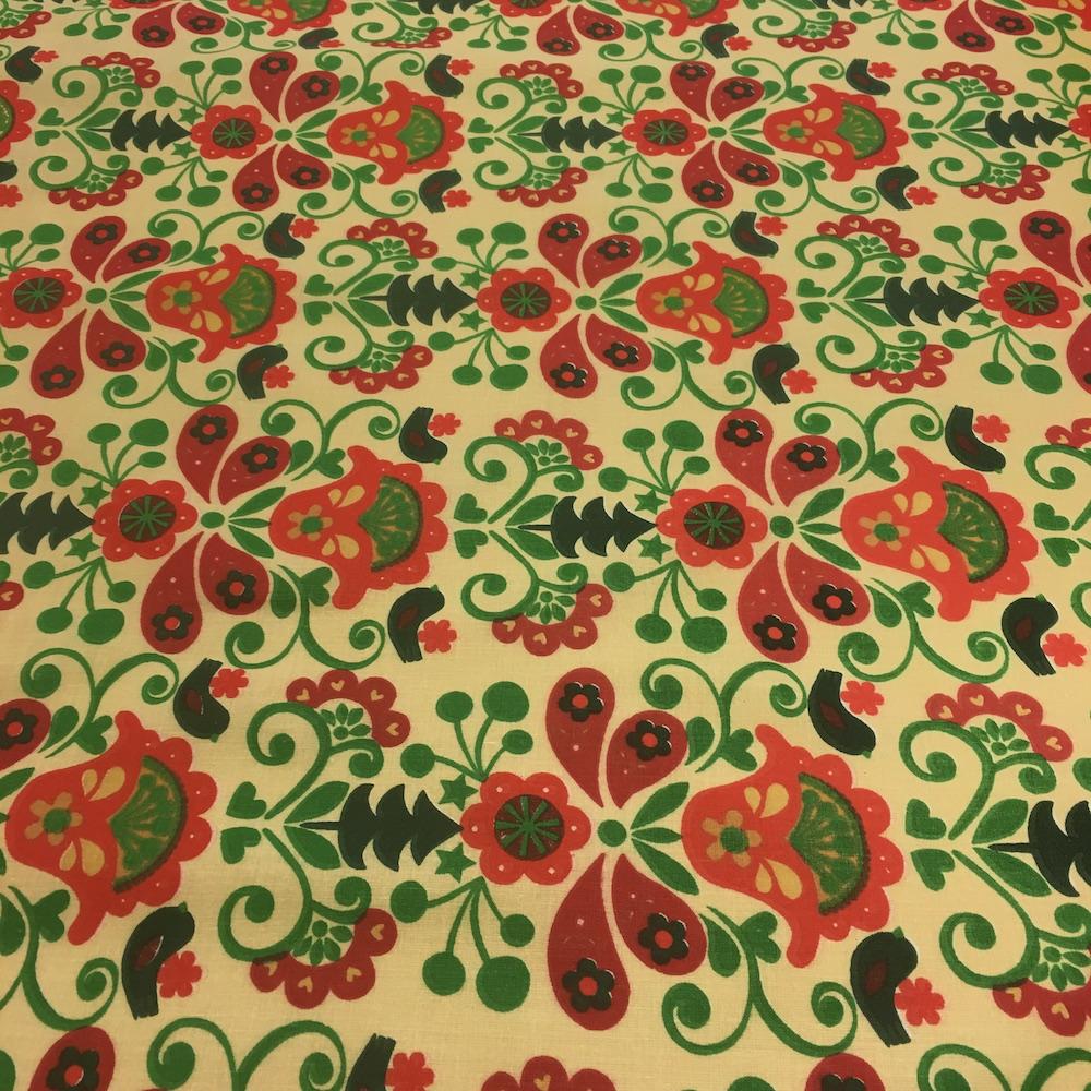 Folklore Ivory Printed Cotton