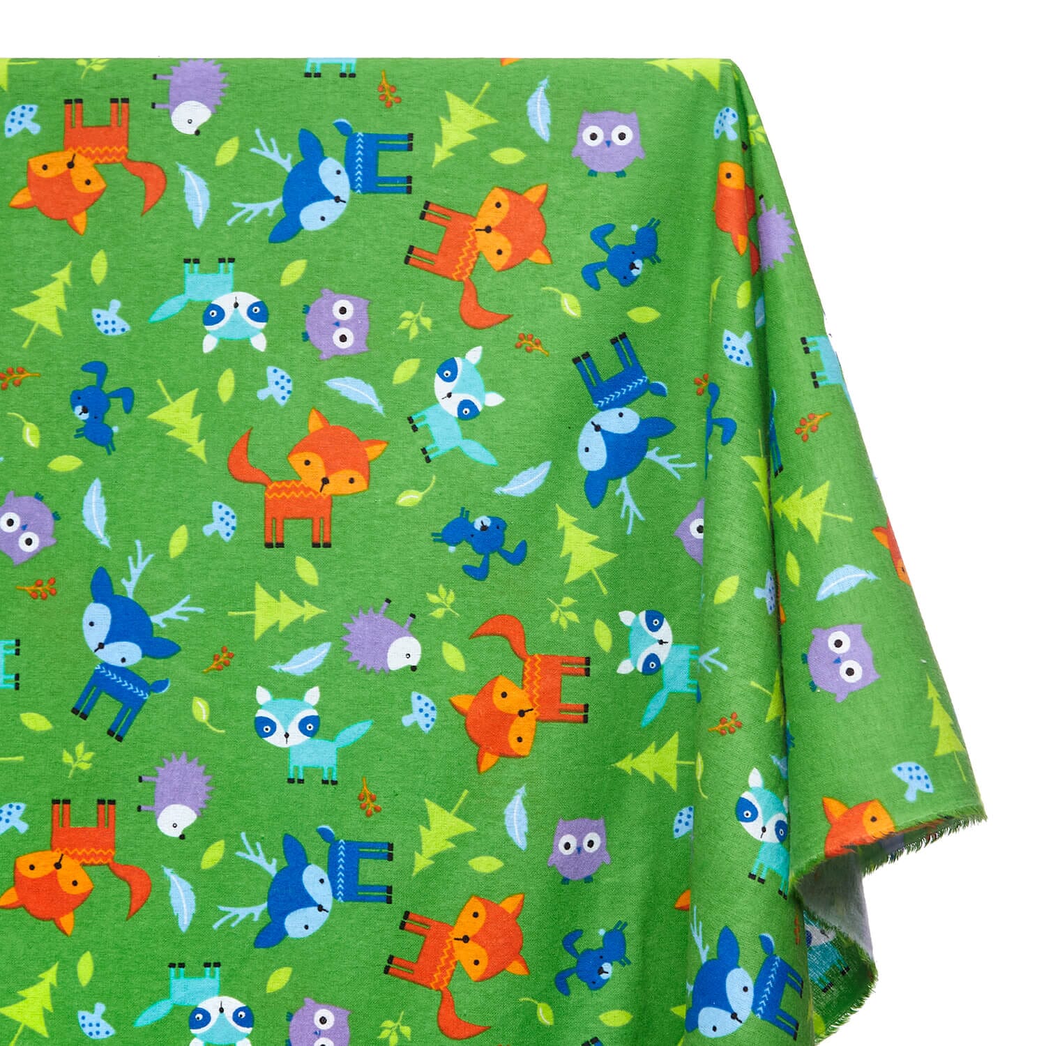 Forest Animals Printed Cotton Flannel - Image 2