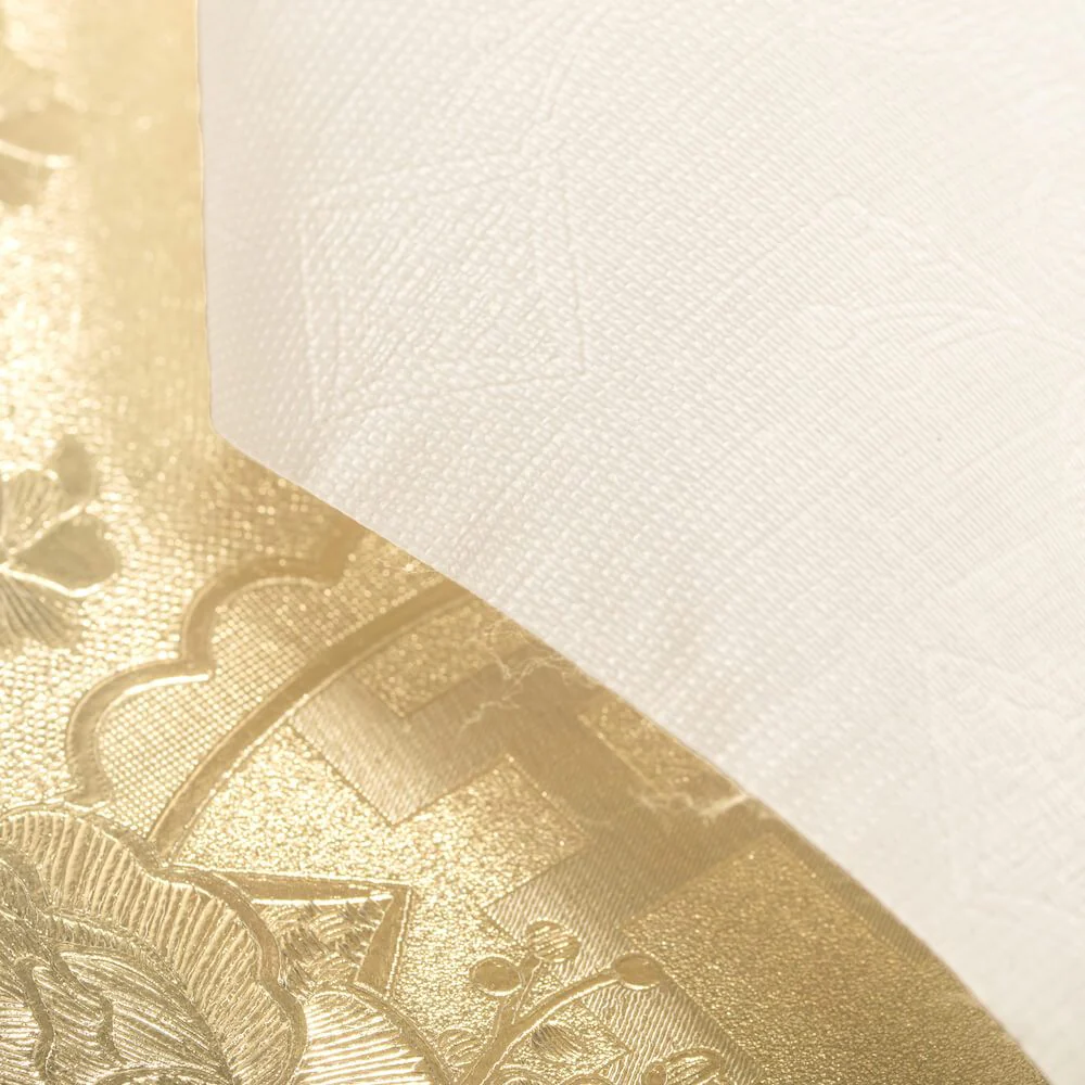 Fret Metallic Oilcloth - Image 4