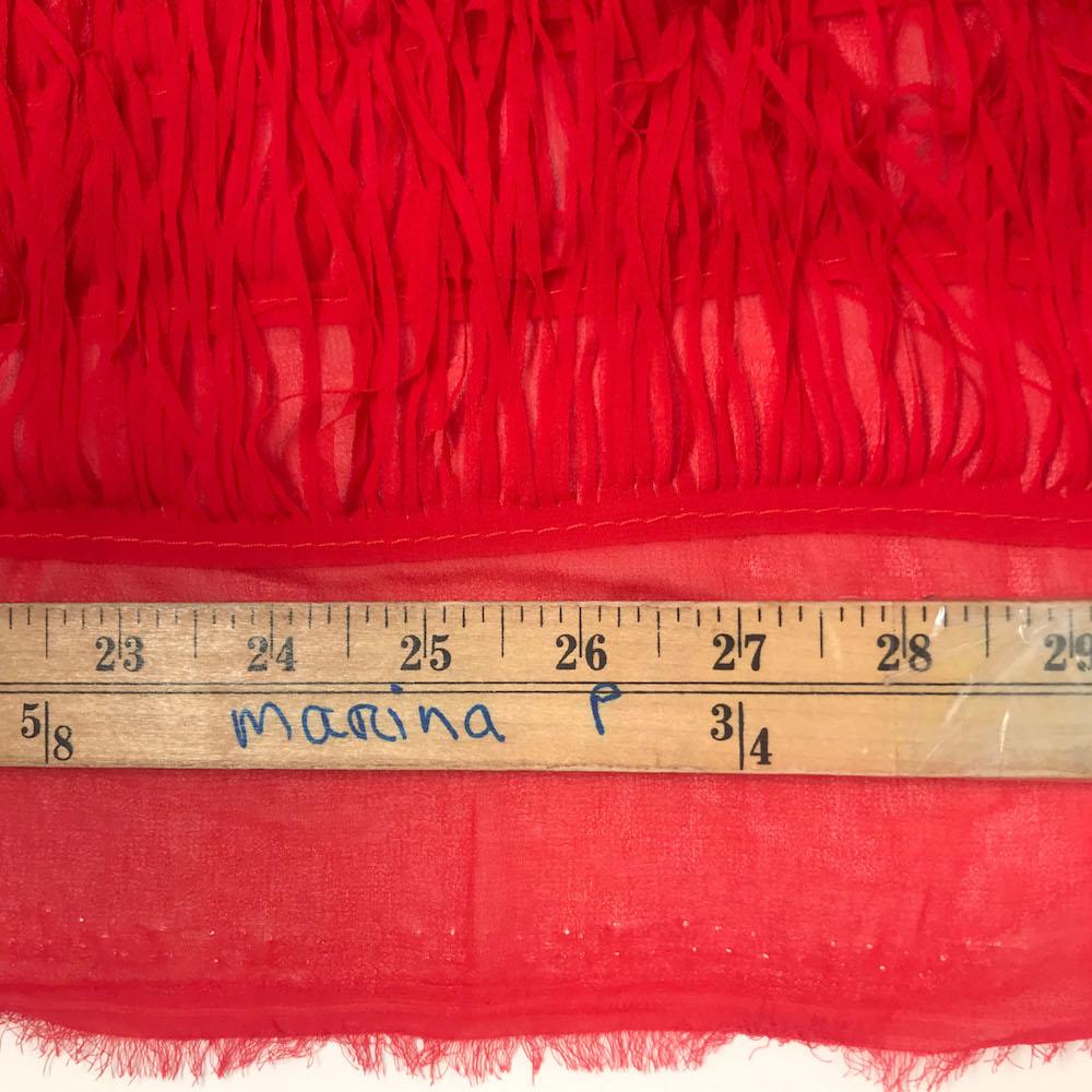 Fringe Embroidery on Georgette - Image 13