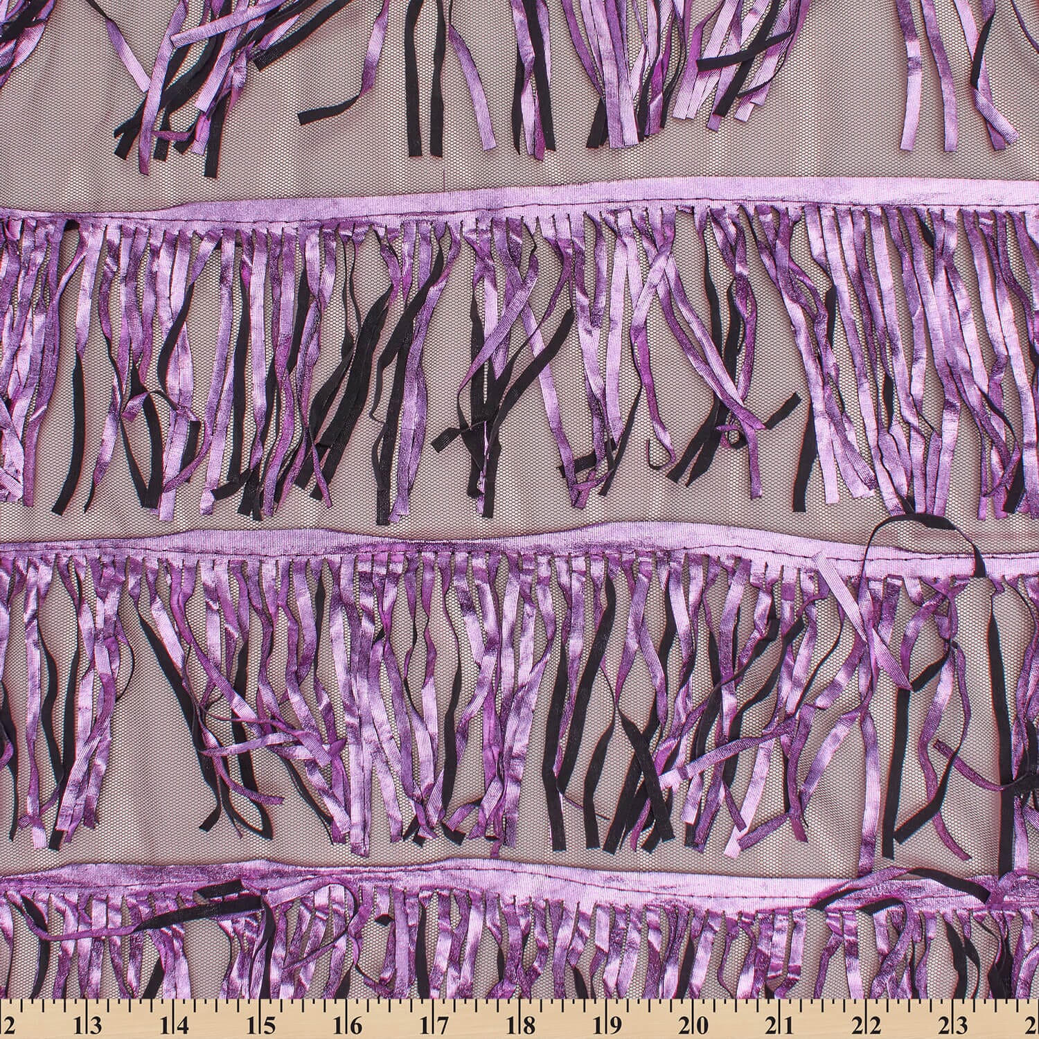 Fringe Layered Embroidery on Mesh - Image 7