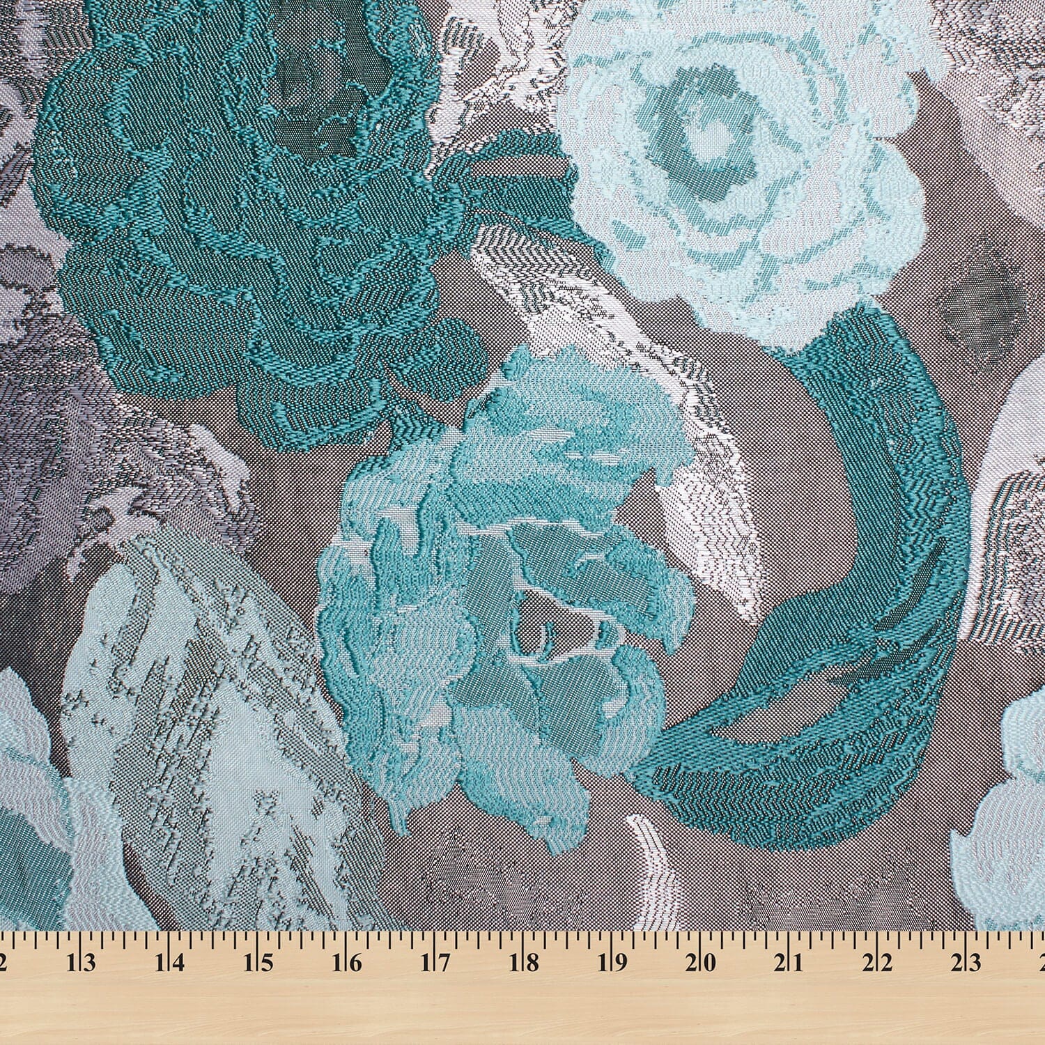 Garden Bloom Floral Extra Wide Metallic Upholstery Jacquard - Image 13