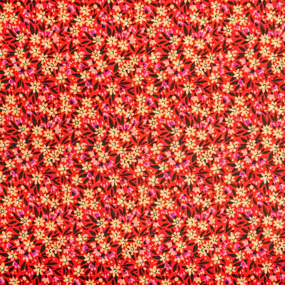 Gardenia Crepe De Chine Print - Image 8