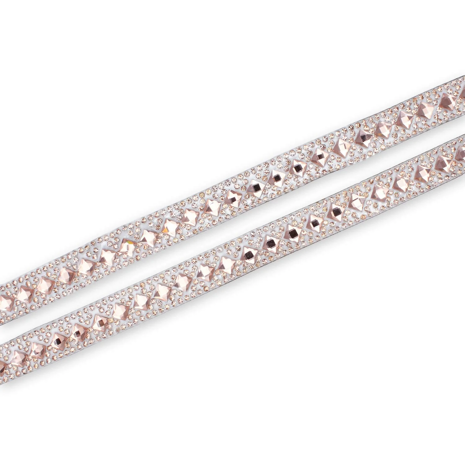 Geometric Rhombus Diamond Resin Rhinestone Iron On Trim - Image 6