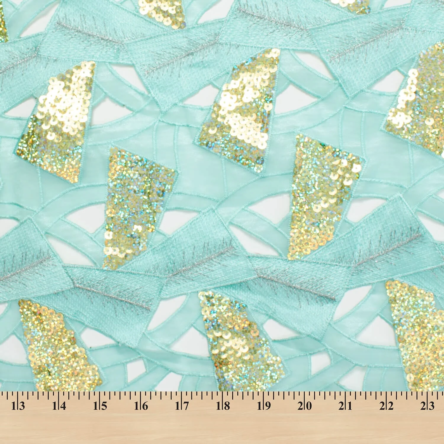 Geometric Sequin Lace - Image 9