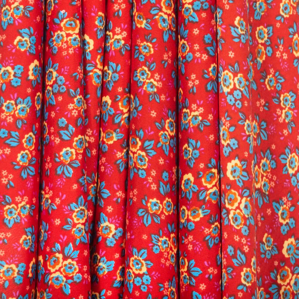 Geranium Crepe De Chine Print - Image 9