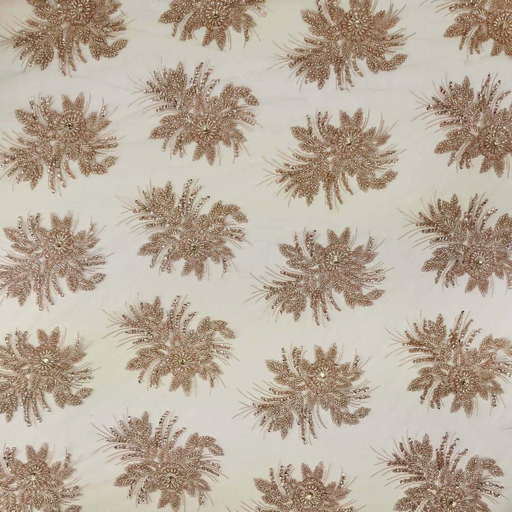 Gloriosa Bridal Lace Beaded Fabric - Image 17