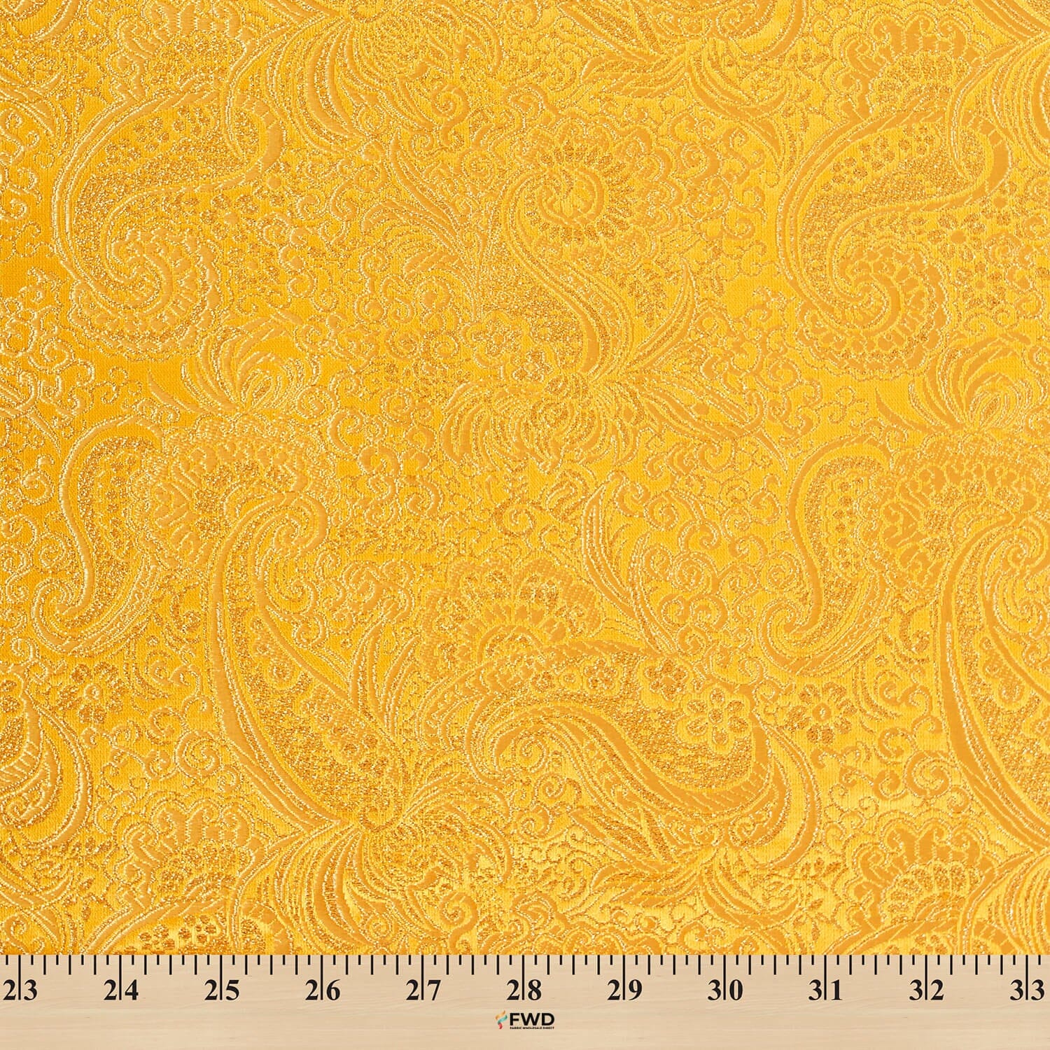 Gold Paisley Metallic Brocade - Image 24