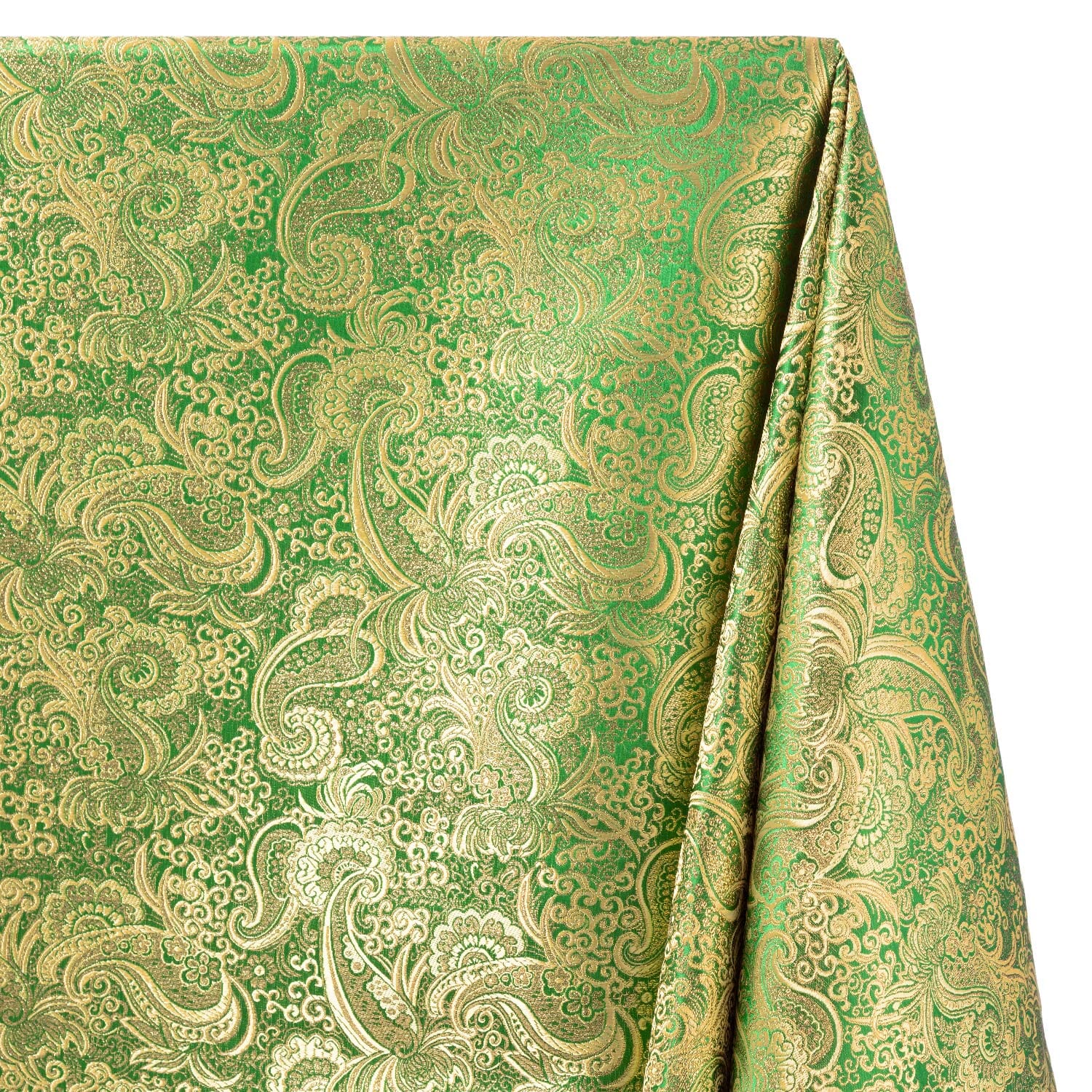 Gold Paisley Metallic Brocade - Image 25