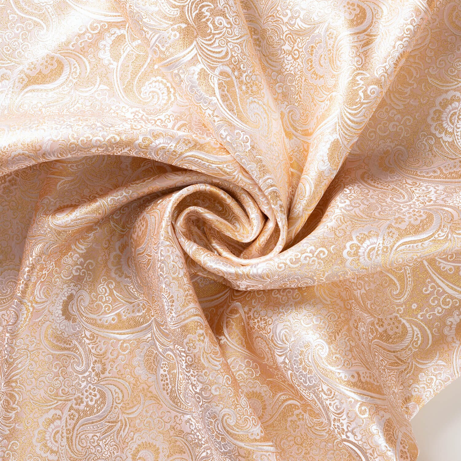 Gold Paisley Metallic Brocade - Image 3