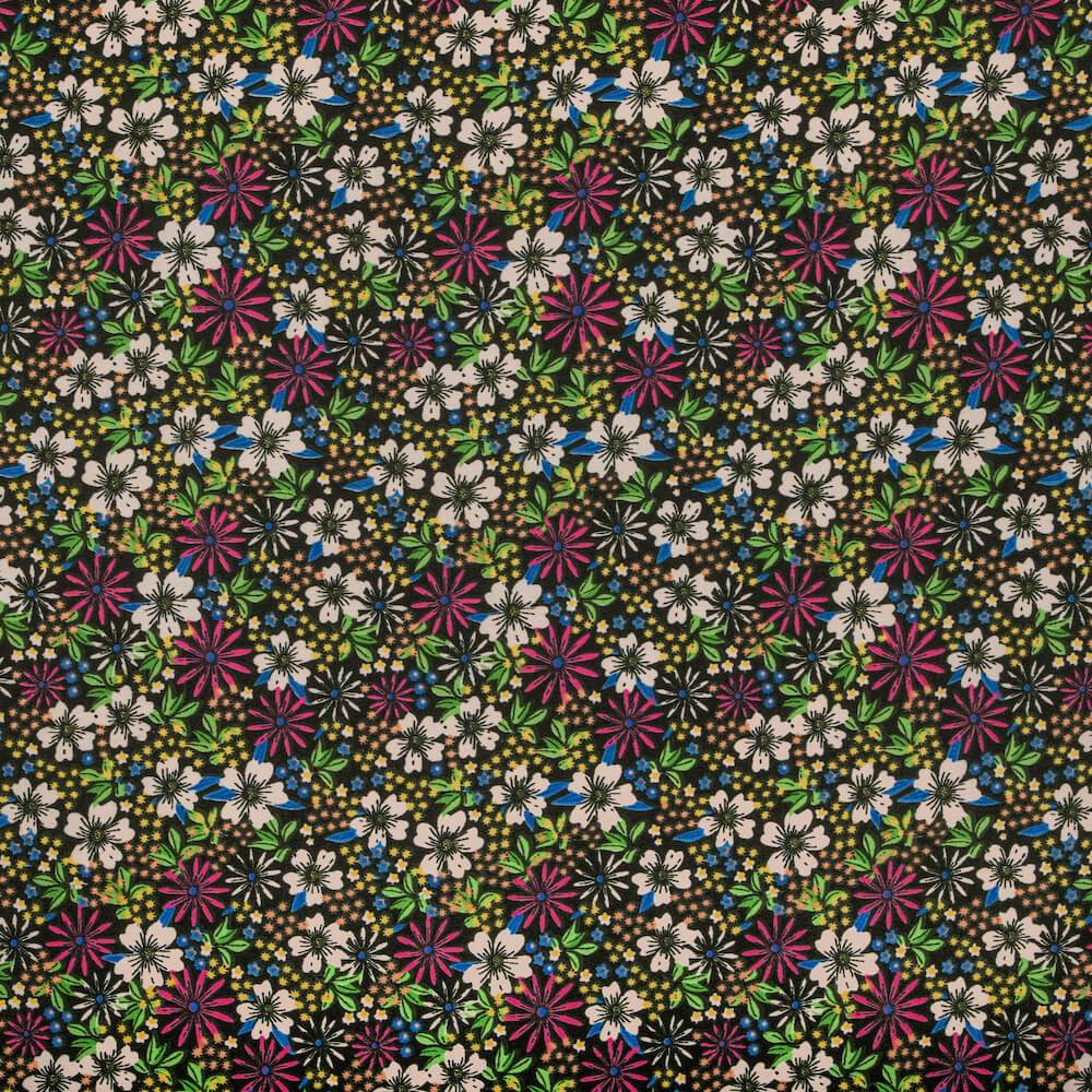 Hibiscus Crepe De Chine Print - Image 5