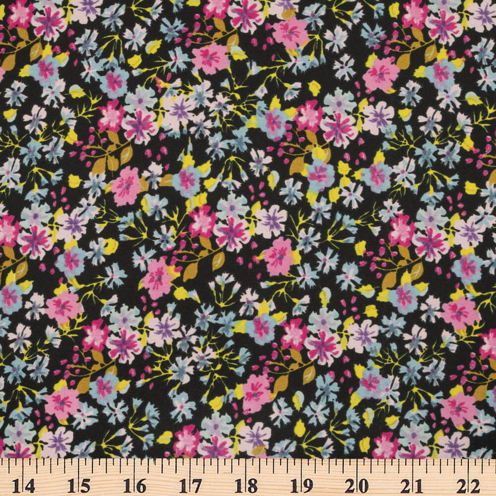 Iris Crepe De Chine Print - Image 4
