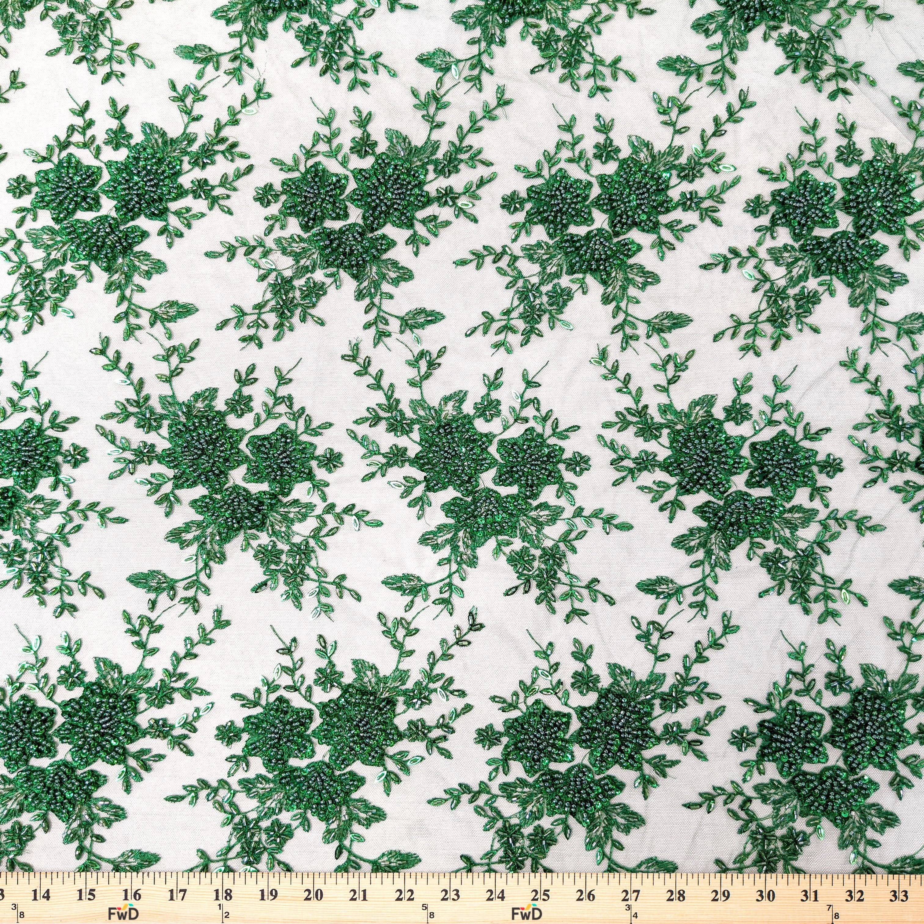 Ivy Bridal Lace Beaded Fabric - Image 39