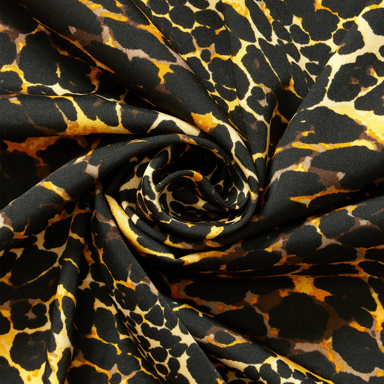 Jaguar Crepe De Chine Print Fabric - Image 5