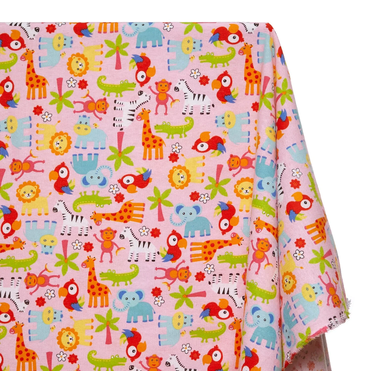 Jungle Animals Printed Cotton Flannel - Image 2