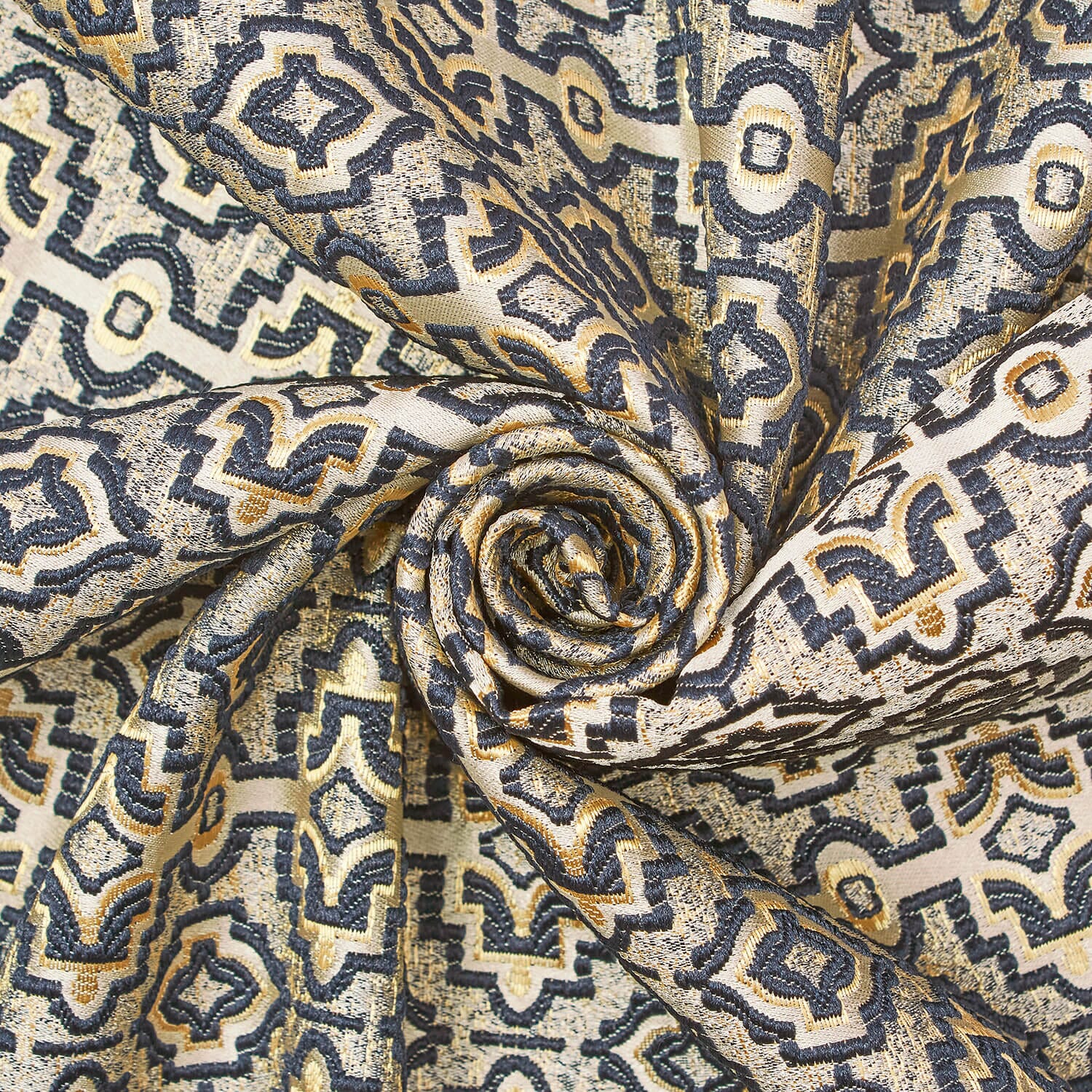 Kashmir Geometric Extra Wide Brocade Upholstery Jacquard - Image 9