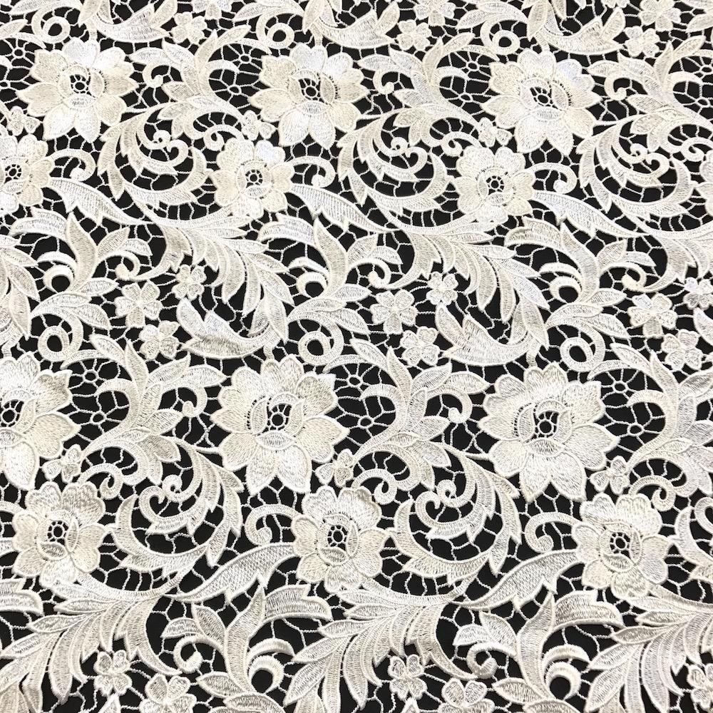 Lotus Guipure French Venice Lace - Image 6