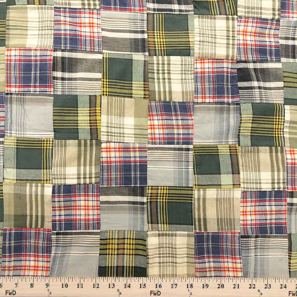 Madras Patchwork Plaid Fabric (Style 1587) - Image 3