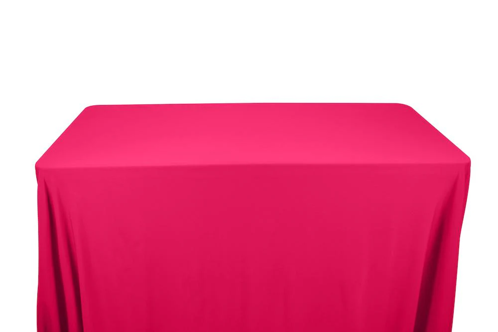 Matte Milliskin Tricot Banquet Rectangular Table Covers - 6 Feet - Image 12