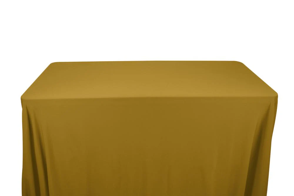 Matte Milliskin Tricot Banquet Rectangular Table Covers - 6 Feet - Image 9