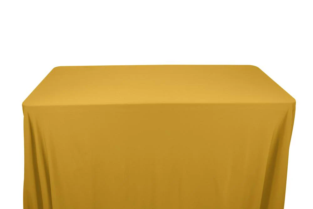 Matte Milliskin Tricot Banquet Rectangular Table Covers - 8 Feet - Image 8