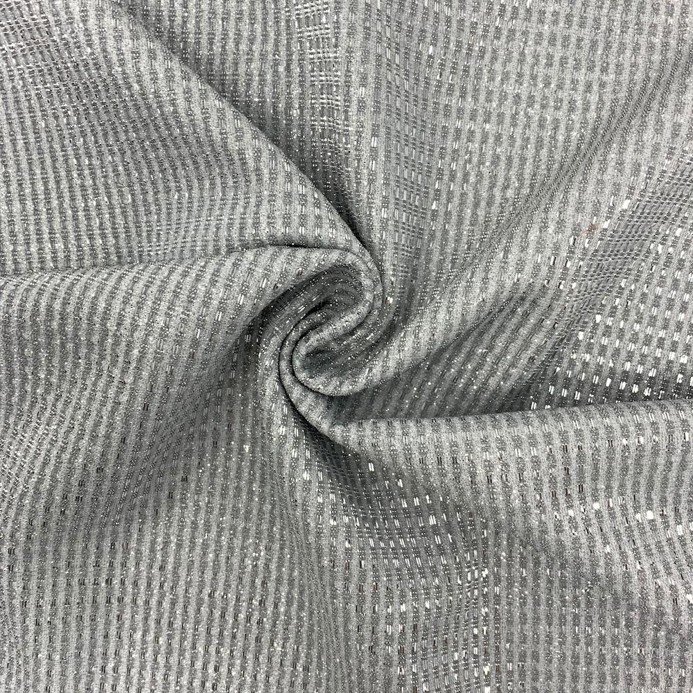 Metallic Brocade on Satin - Image 2