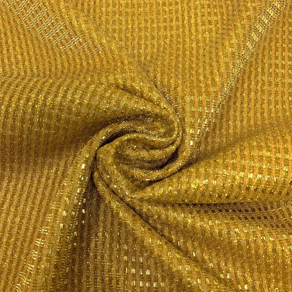 Metallic Brocade on Satin - Image 8