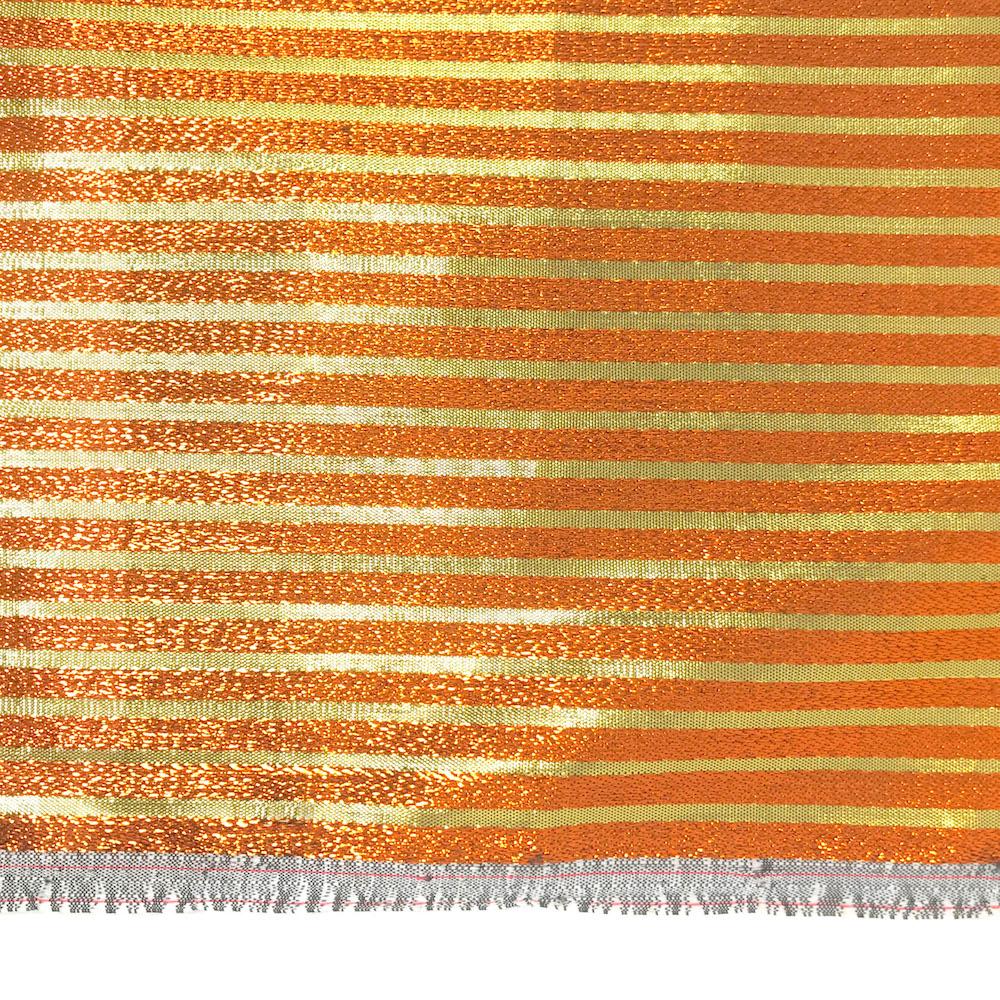 Metallic Foil Striped Brocade (45 Inch) - Image 13
