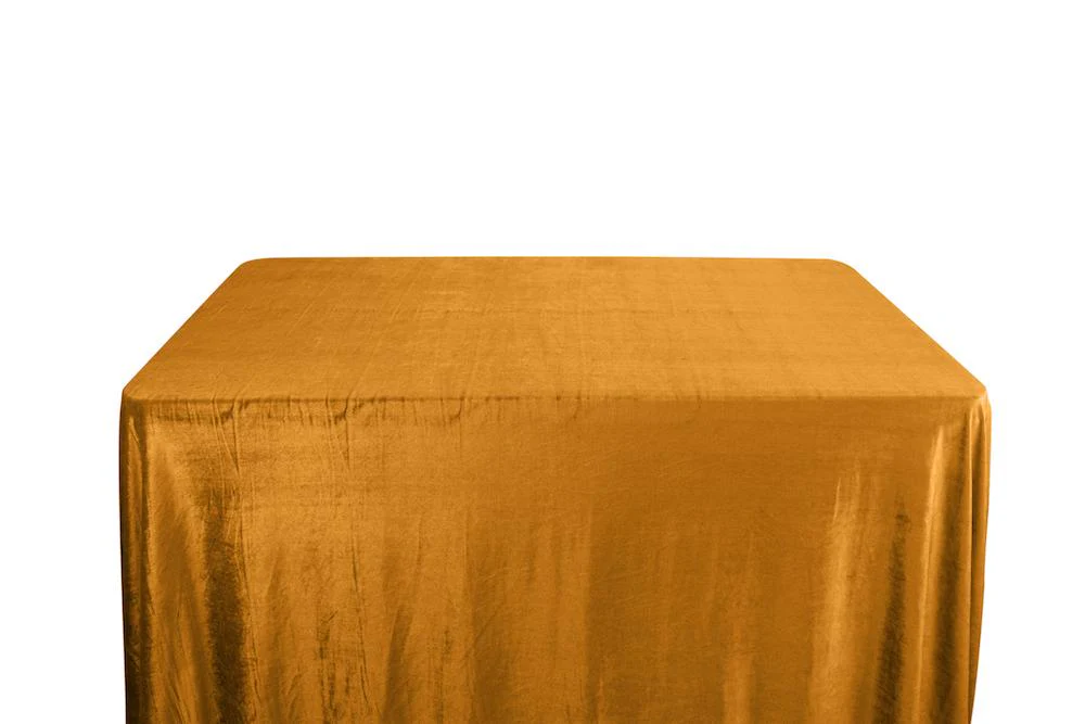 Micro Velvet Banquet Rectangular Table Covers - 6 Feet - Image 9