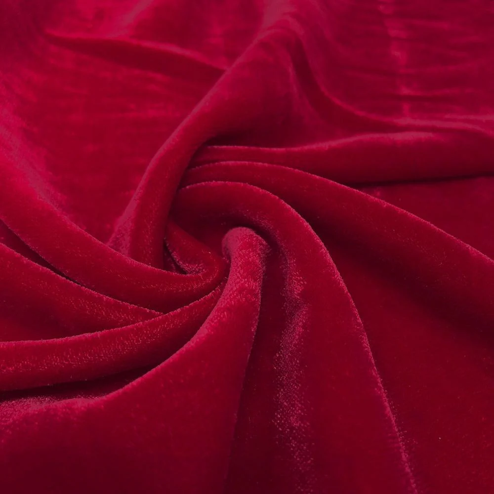 Micro Velvet Rod Pocket Curtains - Fuchsia - Image 3
