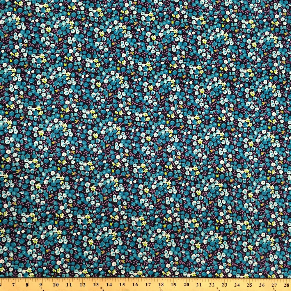 Pamela Navy Print Broadcloth