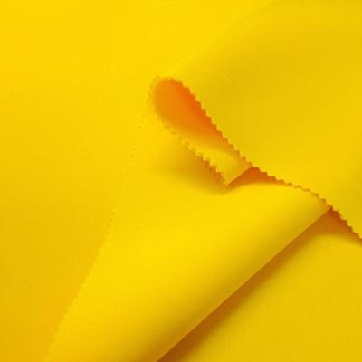 Neoprene Scuba Rod Pocket Curtains - Sunflower Yellow - Image 3